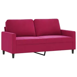 sofa-aksamitowa-2-osobowa-winna-czerwien-158x77x80cm