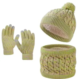 zimowy-komplet-dzieciecy-3w1-czapka-z-pomponami-komin-szalik-rekawiczki