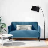 sofa-dwuosobowa-niebieska-109-cm-aksamitna-stan-nowy