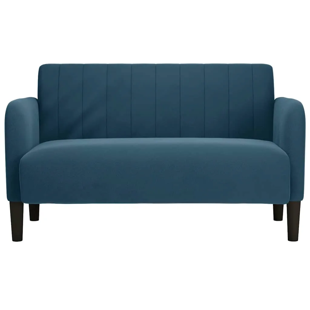 sofa-dwuosobowa-niebieska-109-cm-aksamitna-stan-nowy
