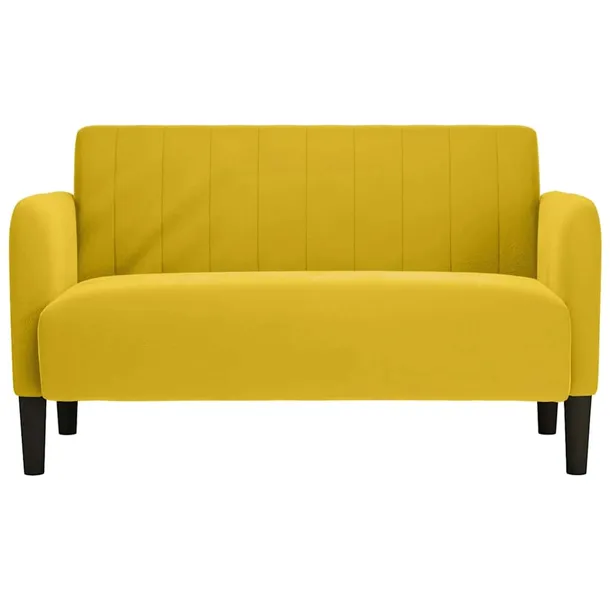 sofa-dwuosobowa-zolta-109-cm-aksamitna-wielkosc-dwuosobowa