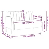 sofa-dwuosobowa-zolta-109-cm-aksamitna-powierzchnia-spania-szerokosc-cm-101-110-cm