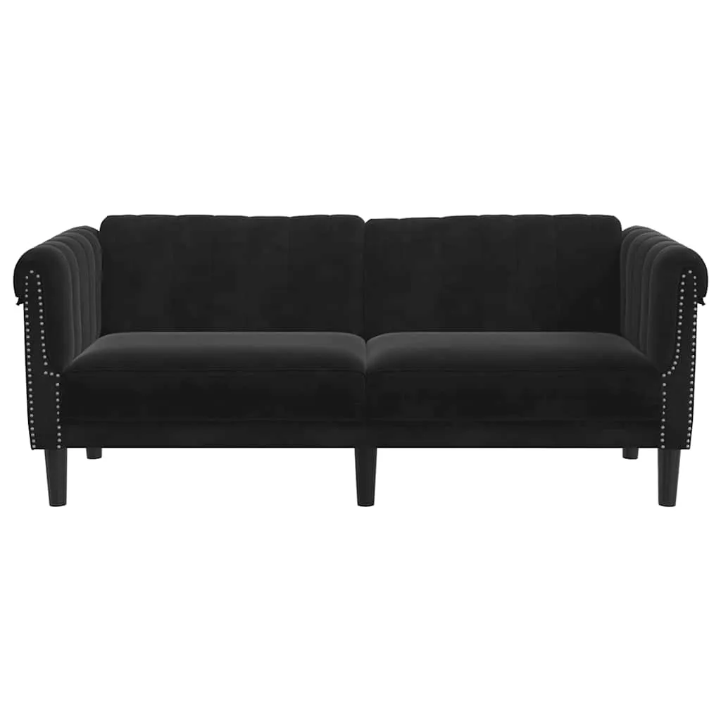 sofa-dwuosobowa-czarna-aksamit