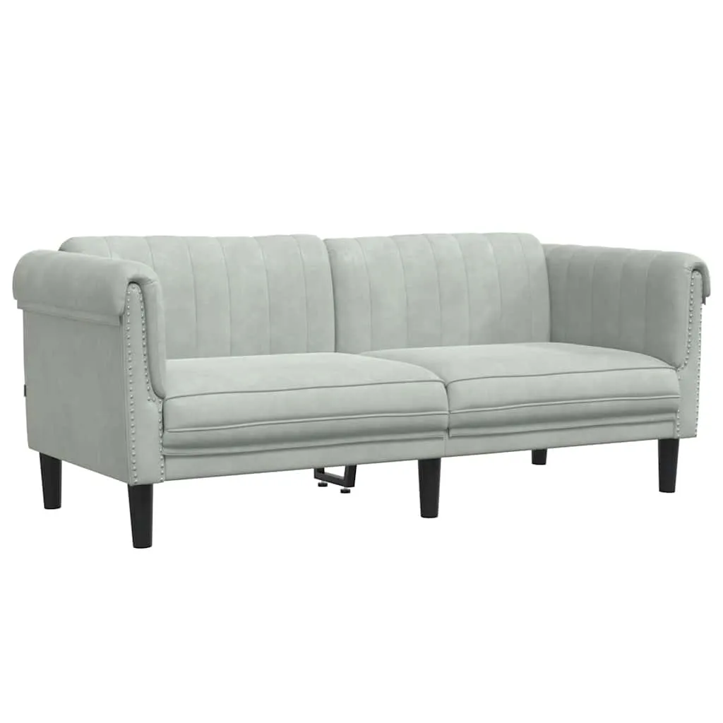 sofa-dwuosobowa-jasnoszara-aksamit