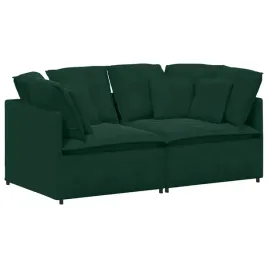 sofa-modulowa-z-poduszkami-aksamitna-ciemnozielona