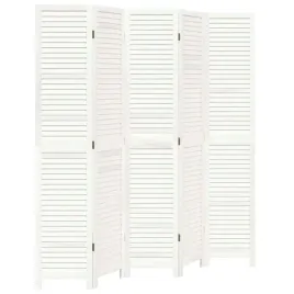 parawan-pokojowy-5-panelowy-bialy-lite-drewno-paulowni