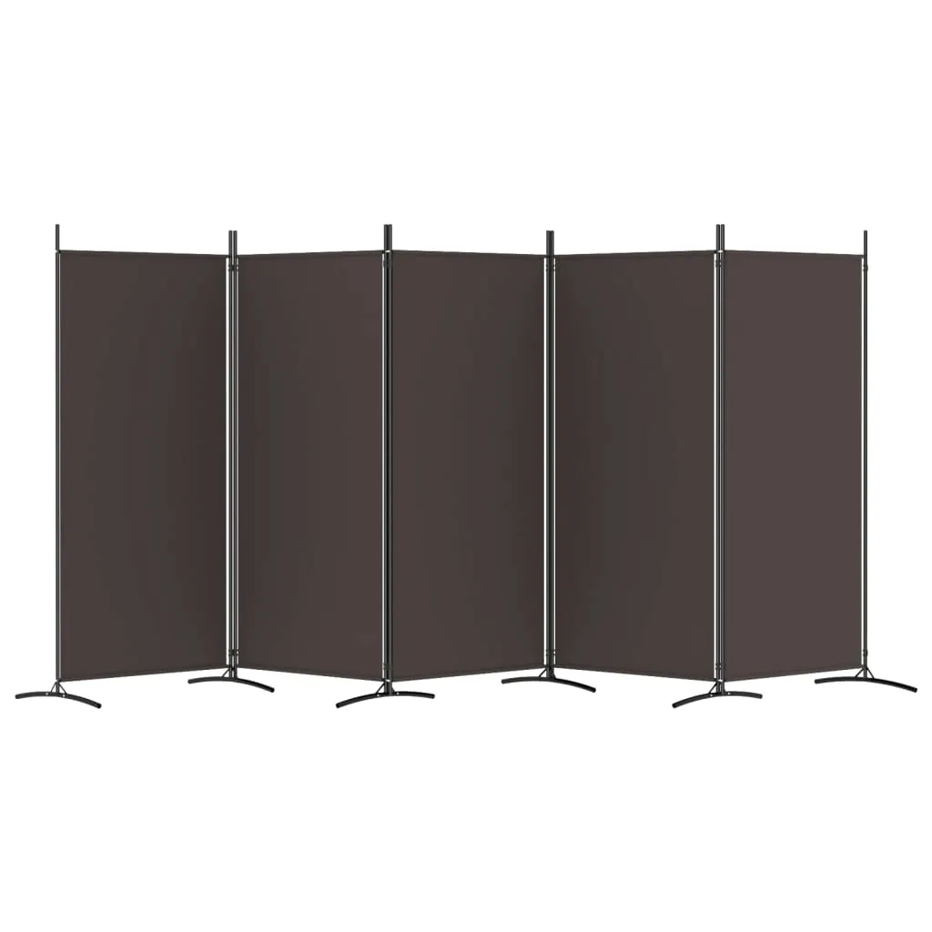 parawan-przegroda-5-panelowy-433x180cm-brazowy