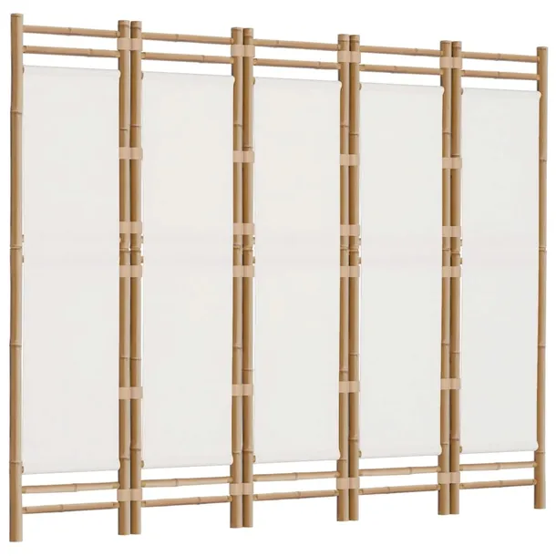 skladany-parawan-5-panelowy-200-cm-bambus-i-plotno-kod-producenta-350625
