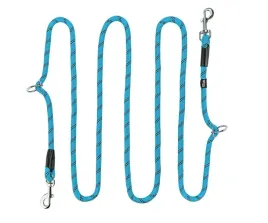 smycz-regulowana-linka-happet-s-niebieska-3m-08-cm