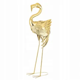 flaming-figurka-zlota-76-cm-duza-dekoracja-ptak-ozdobna
