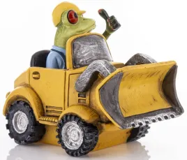 figurka-zaba-zabka-koparka-bobcat-koparkowy-robotnik-dekoracja-ozdoba