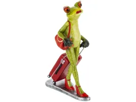 ozdobna-figurka-18-x-13-x-55-cm-zaba-z-walizka-turystka