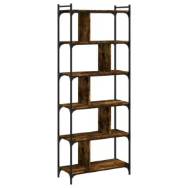 6-poziomowy-regal-na-ksiazki-przydymiony-dab-76x32x192-cm