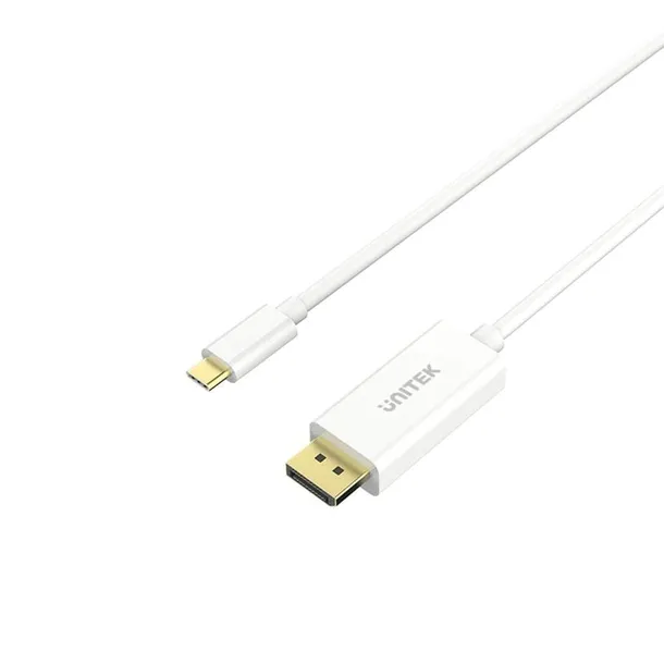 unitek-v400a-kabel-usb-18-m-usb-c-displayport-bialy