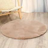 dywan-okragly-rabbit-120-cm-lightcamel-puszysty-stan-nowy