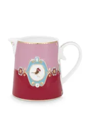 dzbanuszek-love-birds-medallion-red-pink-270-ml