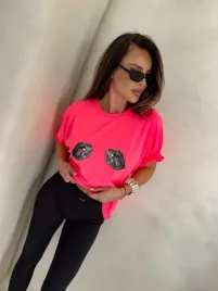 t-shirt-by-me-mussels-neon-roz
