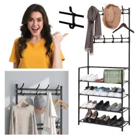 wieszak-na-ubrania-stojacy-polka-na-buty-regal-metalowy-garderoba-135x59cm