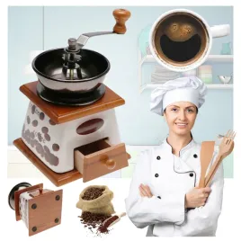 mlynek-do-kawy-reczny-klasyczny-ceramiczny-zarnowy-bialy-pojemnikiem-mocny