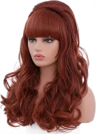 bestung-peruka-miedziane-czerwone-wlosy-grzywka-lata-70