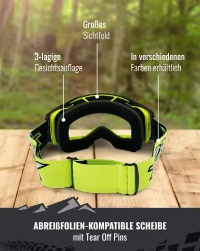 two-x-atom-gogle-crossowe-czarne-mx-downhill-endur-stan-nowy