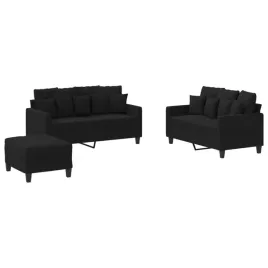 sofa-wypoczynkowa-2-osobowa-czarna-140-cm