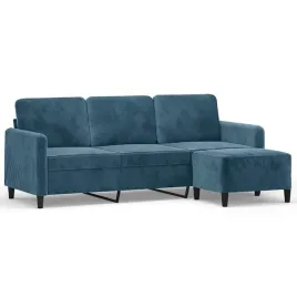 sofa-z-podnozkiem-3-osobowa-aksamitna-niebieska-198x77x80-cm