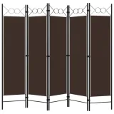 parawan-5-panelowy-brazowy-200-x-180-cm-stan-nowy