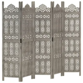 parawan-5-panelowy-rzezbiony-szary-200x165-cm-drewno-mango