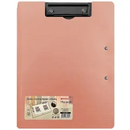clipboard-deska-z-dwoma-klipami-i-okladka-a4-a3-penmate-morandi-rozowa