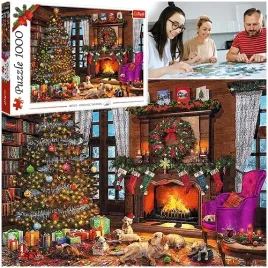 puzzle-1000-ida-swieta-choinka-boze-narodzenie-kominek-mikolaj-trefl-10745
