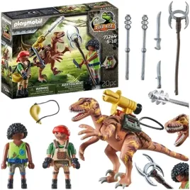 playmobil-dino-rise-obrona-przed-klusownikiem-dinozaur-deinonych-klocki