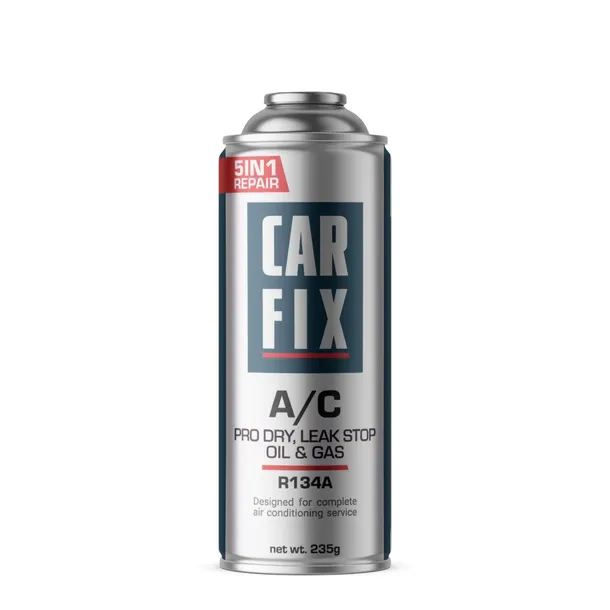 GAZ DO KLIMATYZACJI CARFIX 5w1 AC R134A Czynnik Olej Uszczelniacz Osuszacz