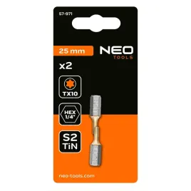 koncowki-wkretakowe-bity-torx-tx10-25-mm-zestaw-bitow-2szt-neo-tools-57-971