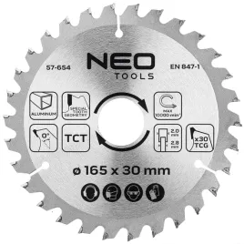 tarcza-tnaca-widiowa-do-pilarki-165-x-30-mm-30-zebow-do-aluminium-neo-tools