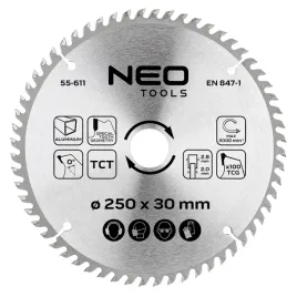 tarcza-tnaca-widiowa-do-pilarki-250-x-30mm-100-zebow-do-aluminium-neo-tools