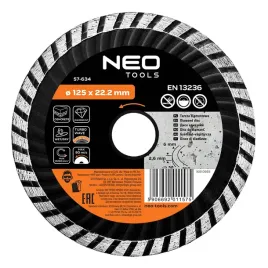 tarcza-tnaca-diamentowa-125-x-22-2-mm-turbo-wave-do-ciecia-betonu-neo-tools