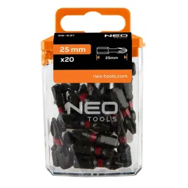 bity-udarowe-ph2-25-mm-zestaw-bitow-20-szt-koncowki-wkretakowe-neo-tools