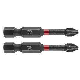 bity-udarowe-ph2-50-mm-zestaw-bitow-2-szt-koncowki-wkretakowe-neo-tools