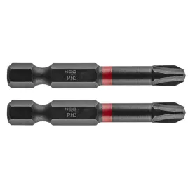 bity-udarowe-ph3-50-mm-zestaw-bitow-2-szt-koncowki-wkretakowe-neo-tools