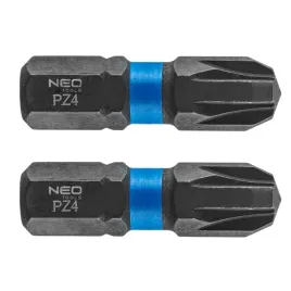 bity-udarowe-pz4-25-mm-zestaw-bitow-2-szt-koncowki-wkretakowe-neo-tools