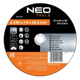 tarcze-tnace-do-ciecia-metalu-230-x-1-9-mm-zestaw-tarcz-5szt-neo-tools