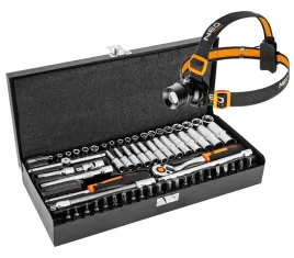 klucze-nasadowe-1-4-nasadki-zestaw-kluczy-neo-63el-latarka-czolowa-gratis