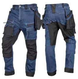 spodnie-robocze-jeans-denim-granat-wzmocnienia-odpinane-kieszenie-xxl-neo