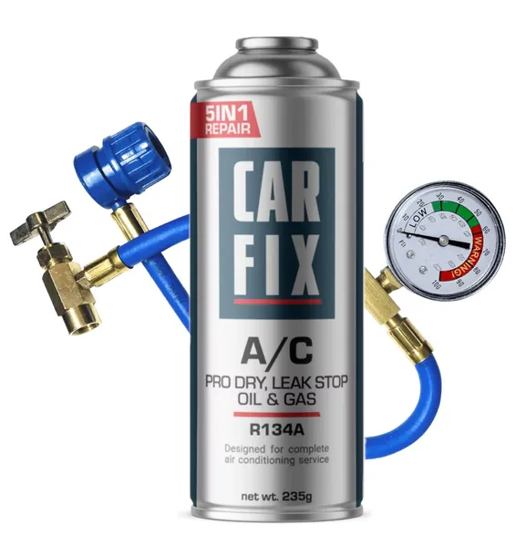5w1 GAZ R134a do nabijania KLIMATYZACJI AUT Czynnik Chłodniczy + przewód