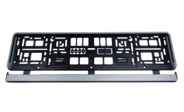 ramka-tablicy-rejestracyjnej-ramki-pod-tablice-rejestracyjne-czarno-srebrna