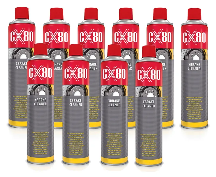 CX80 CX-80 XBRAKE CLEANER ZMYWACZ UNIWERSALNY DO HAMULCÓW SPRAY 600ml 10szt