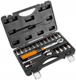 neo-klucz-dynamometryczny-dwukierunkowy-1-4-5-25nm-akcesoria-21el-walizka