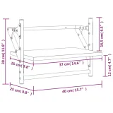 polka-scienna-czarna-40x25x30-cm-stan-nowy-wysokosc-mebla-30-cm
