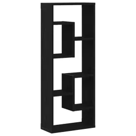 polka-scienna-czarny-dab-36x16x90-cm-drewno-konstrukcyjne